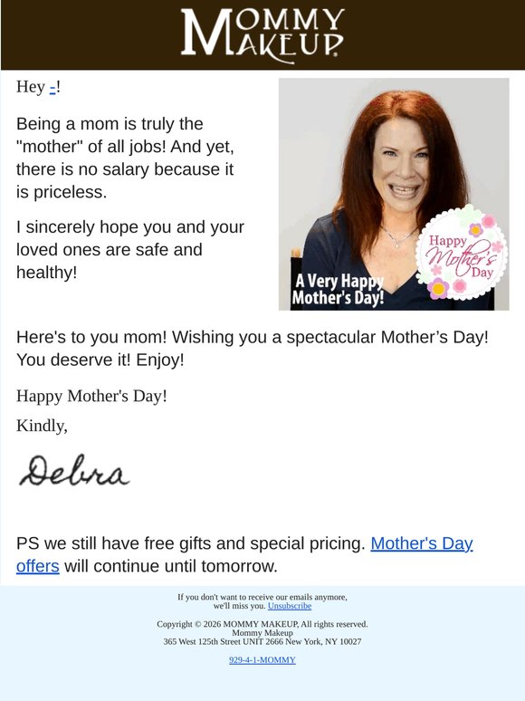 Happy Mother’s Day from Mommy Makeup 🌷