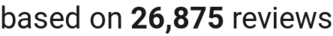 number of reviews
