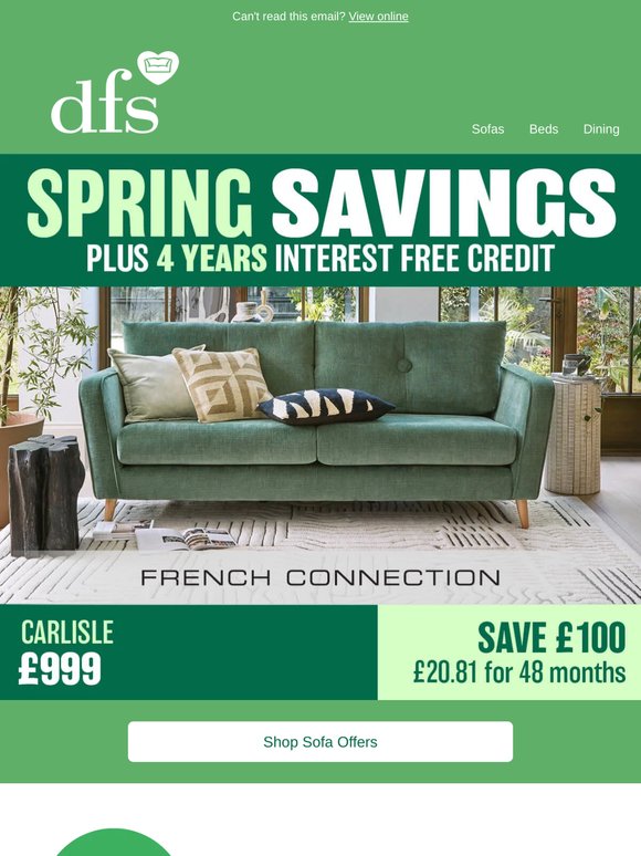 Don't miss out on these Spring Savings! 💸