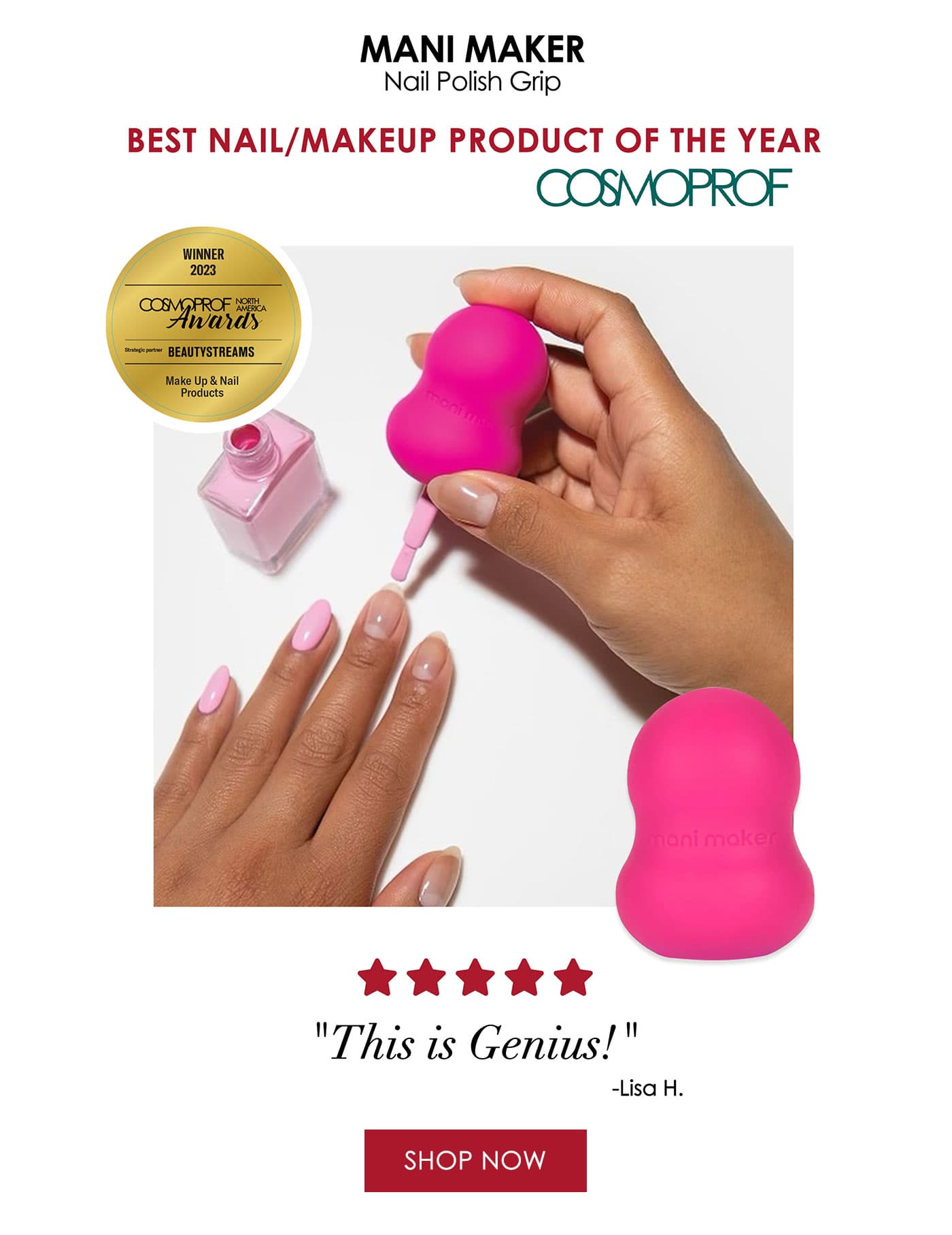 MANI MAKER Nail Polish Grip: Best Nail Product Of The Year!