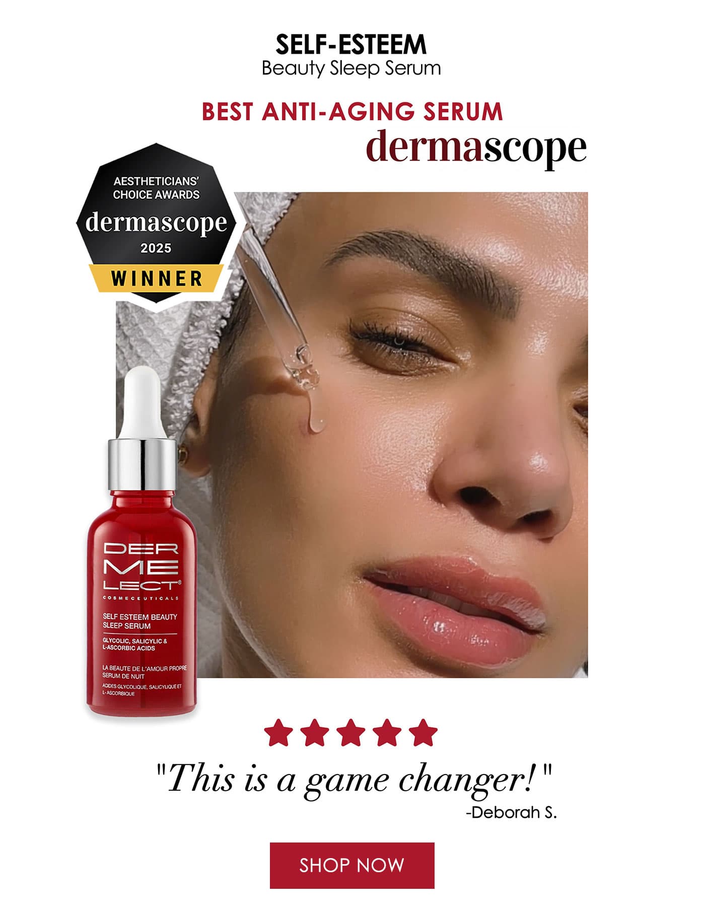 SELF-ESTEEM Beauty Sleep Serum: Best Anti-Aging Serum