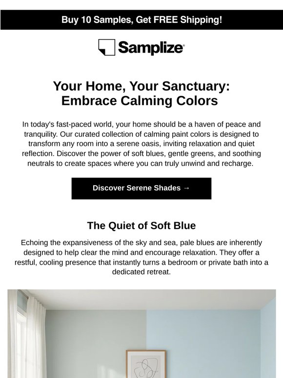 Find Your Calm: Paint Colors for Serene Spaces 😌