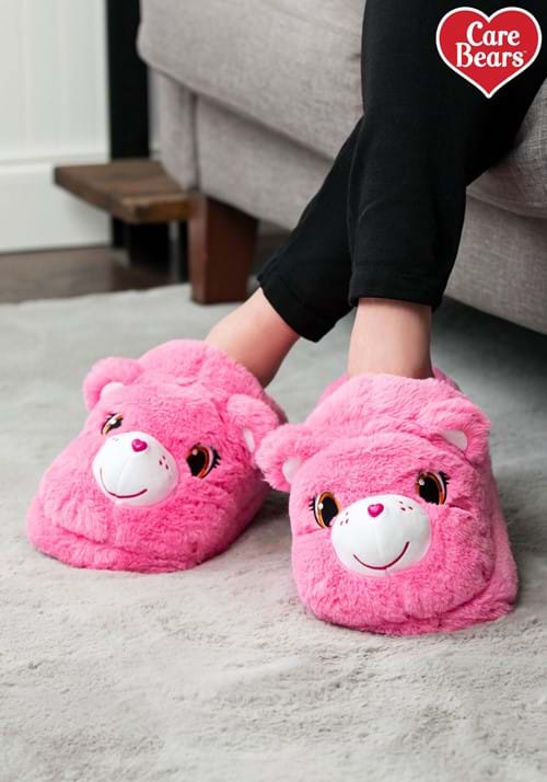 Care Bears Cheer Bear Slippers for Adults