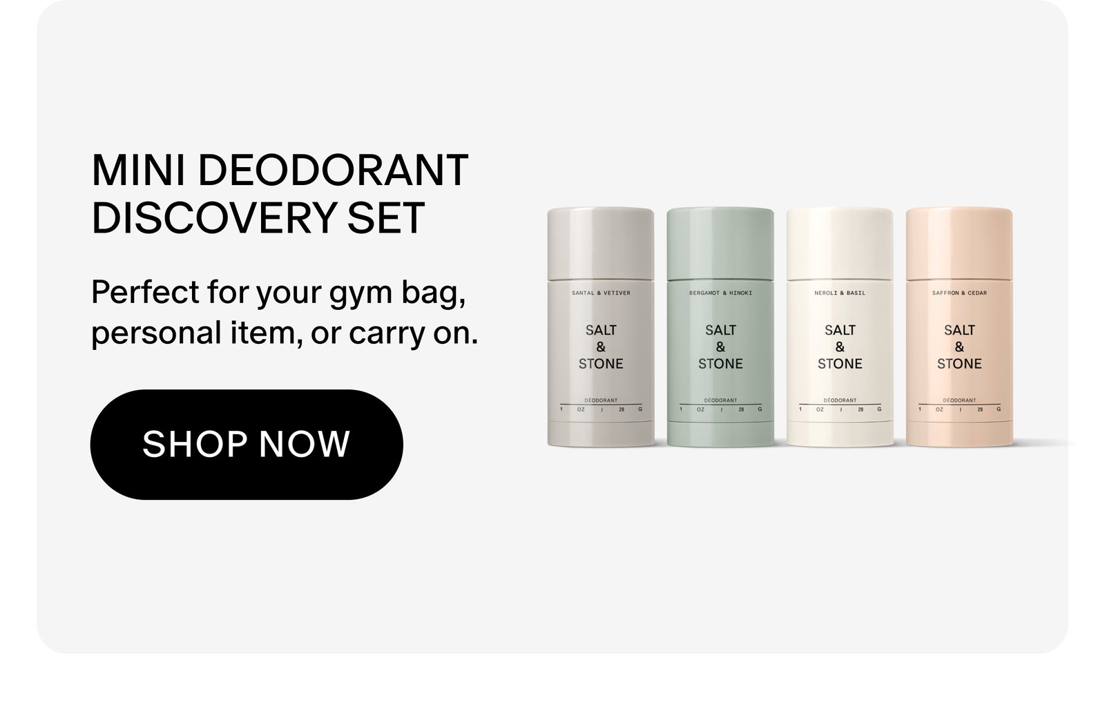 mini Deodorant Discovery Set