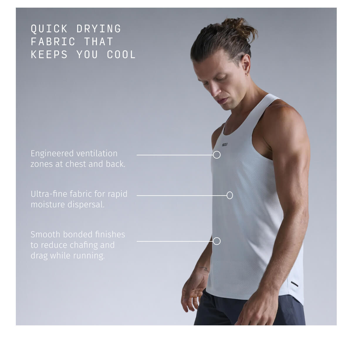 QUICK DRYING FABRIC THAT KEEPS YOU COOL