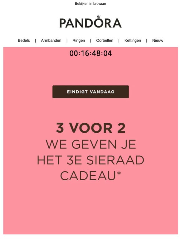 ⏰LAATSTE KANS: 3 voor 2* eindigt vandaag!
