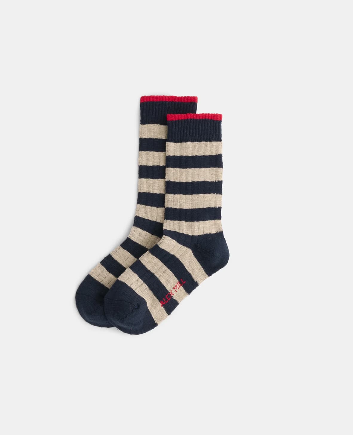 Striped cotton socks