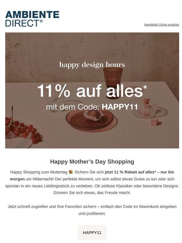 -11% auf ALLES!* 🛍️