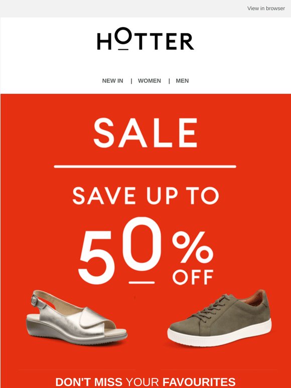 Hurry! Sale favourites are selling fast