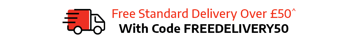 Free Standard Delivery over £50^ with code FREEDELIVERY50. Free Click & Collect in 60 minutes^