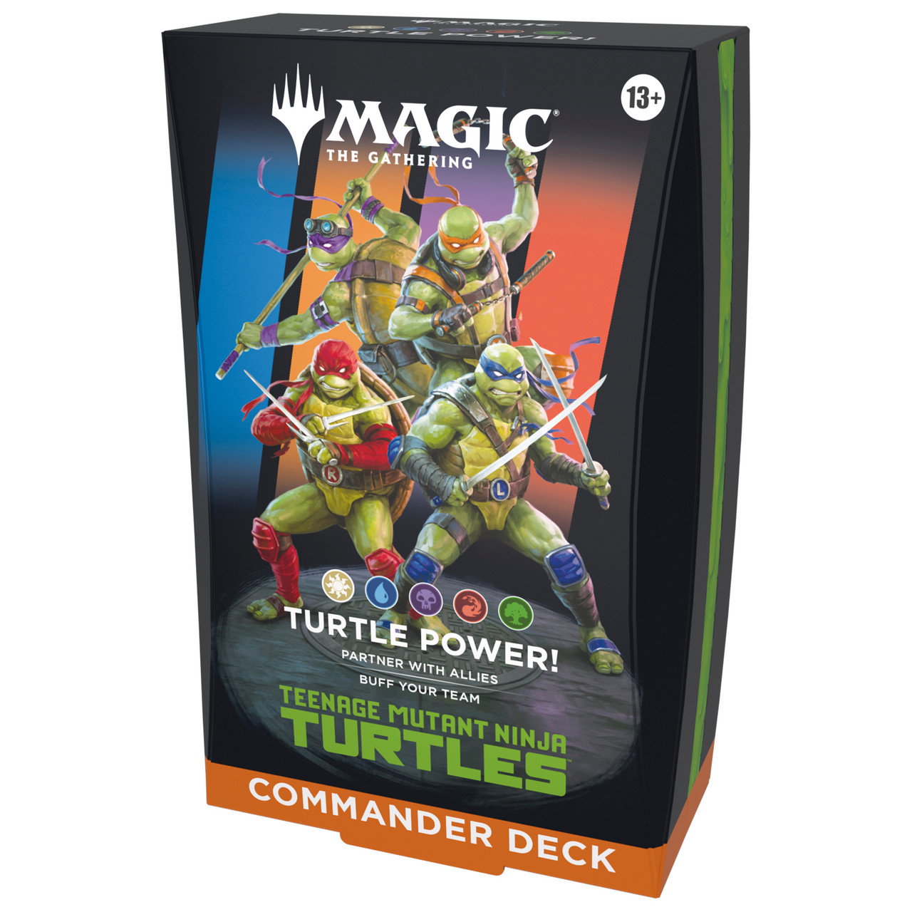 Image of Teenage Mutant Ninja Turtles Commander Deck - Turtle Power! | Teenage Mutant Ninja Turtles Eternal