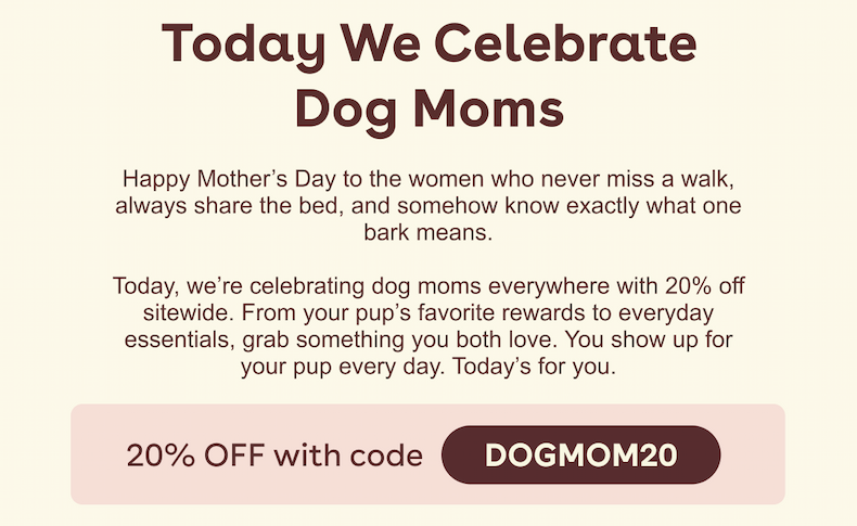 20% off with code DOGMOM20