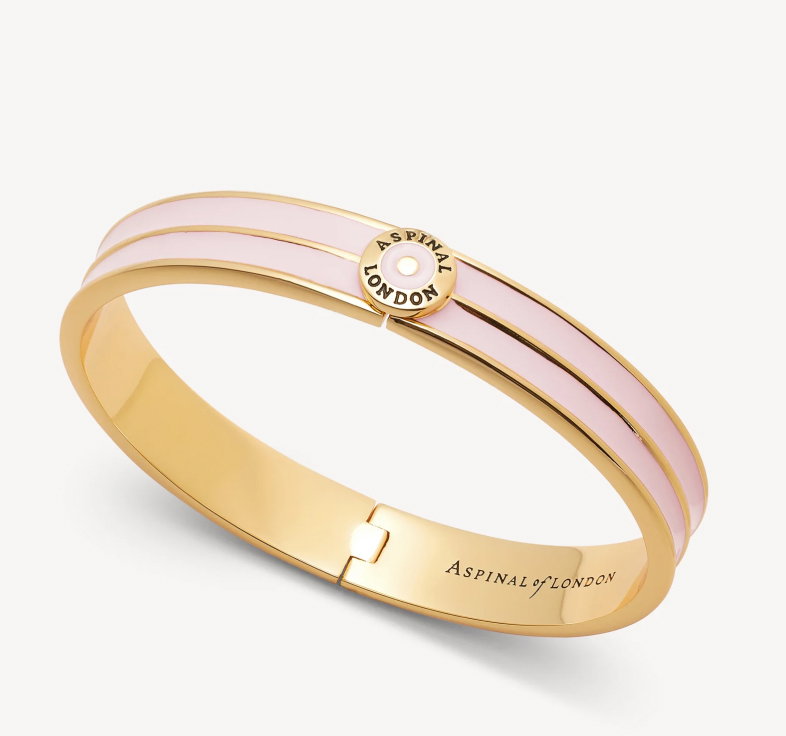 Ribbed Enamel Bangle