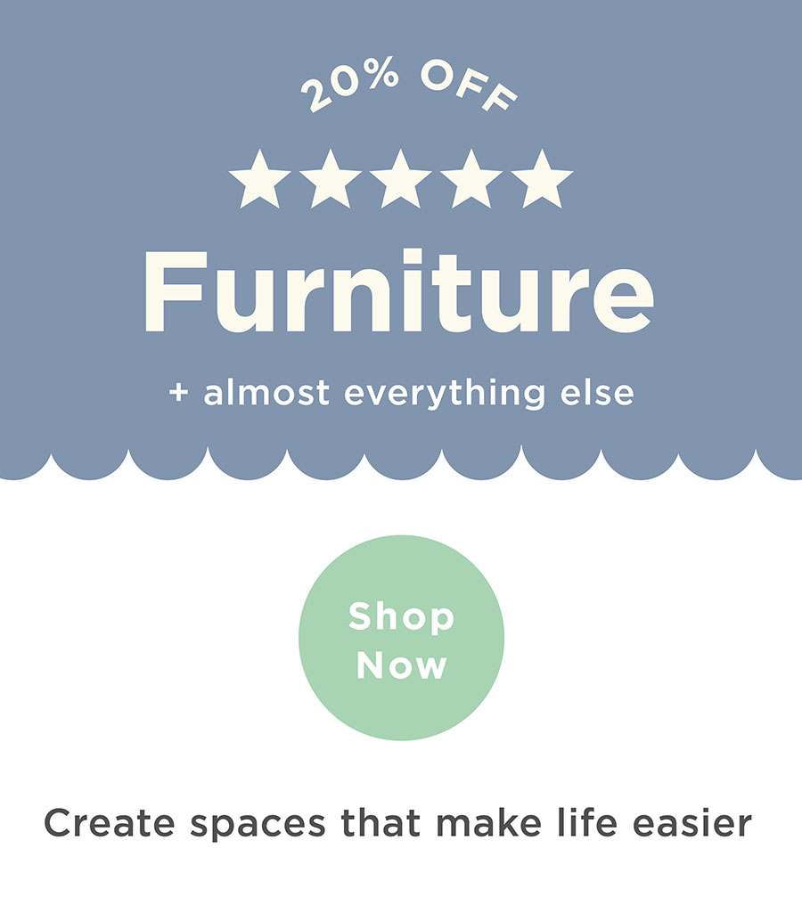 Shop 20% off sitewide