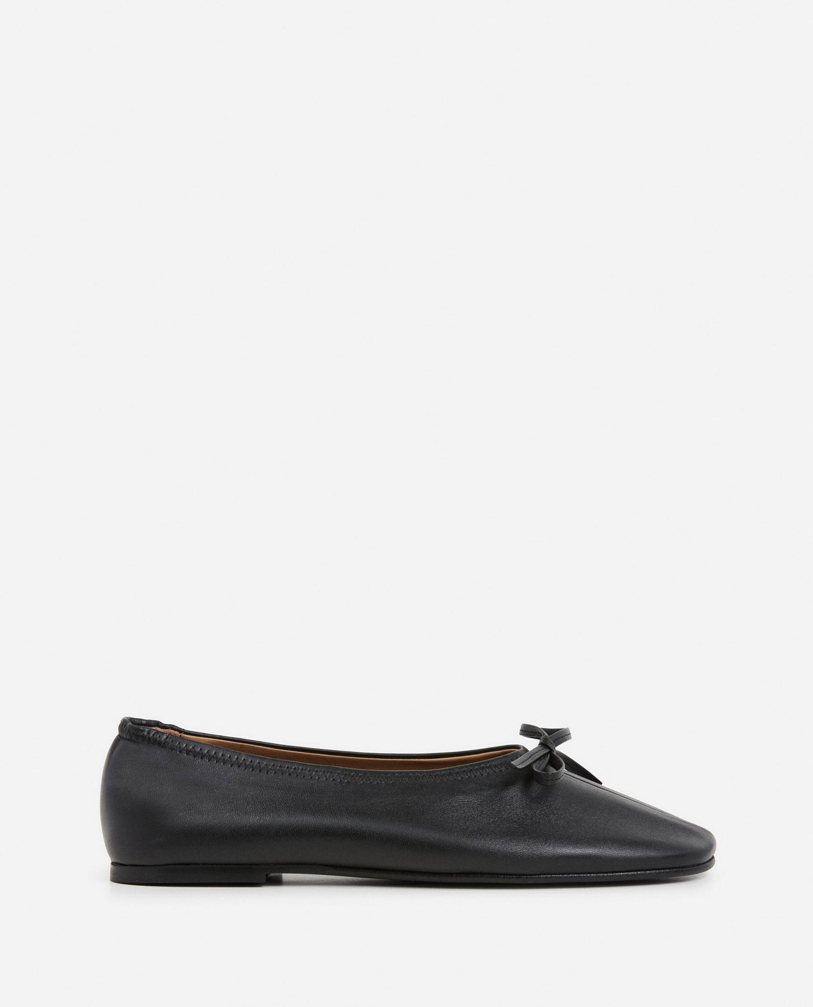 blaise black leather