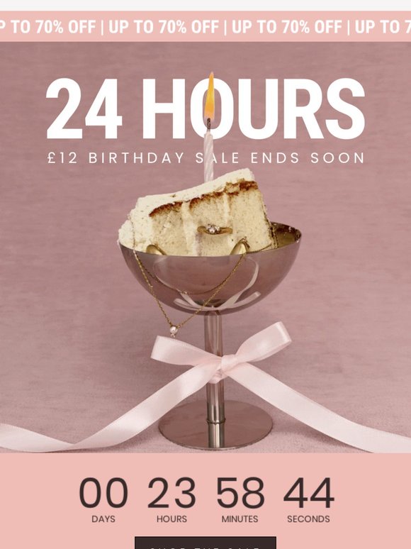 24 Hours to Shop the Birthday Sale ⏰