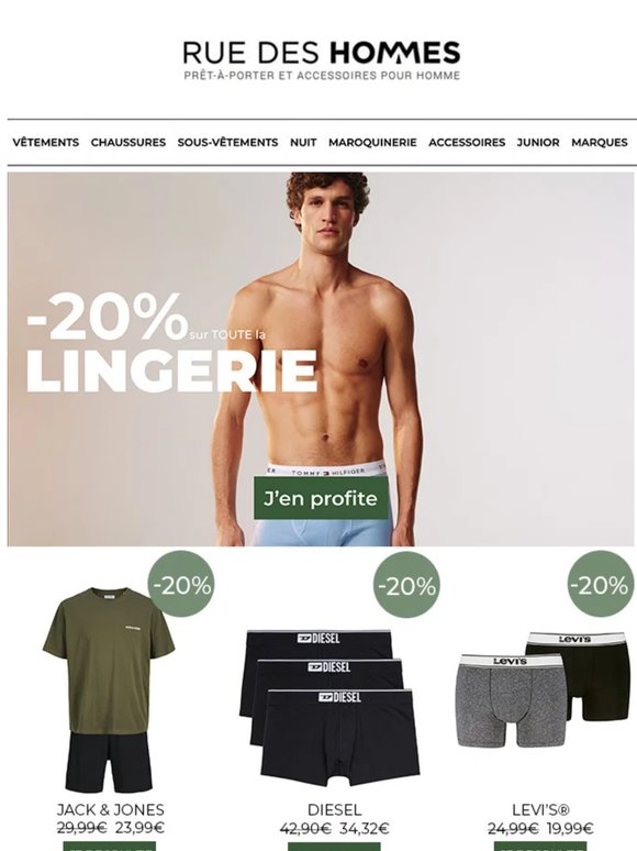 👀 Vous avez vu ? Toute la lingerie est à -20%