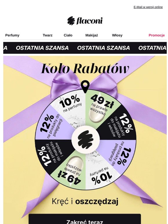 ⏱️ Ostatnia szansa: zakręć Kołem Rabatów teraz
