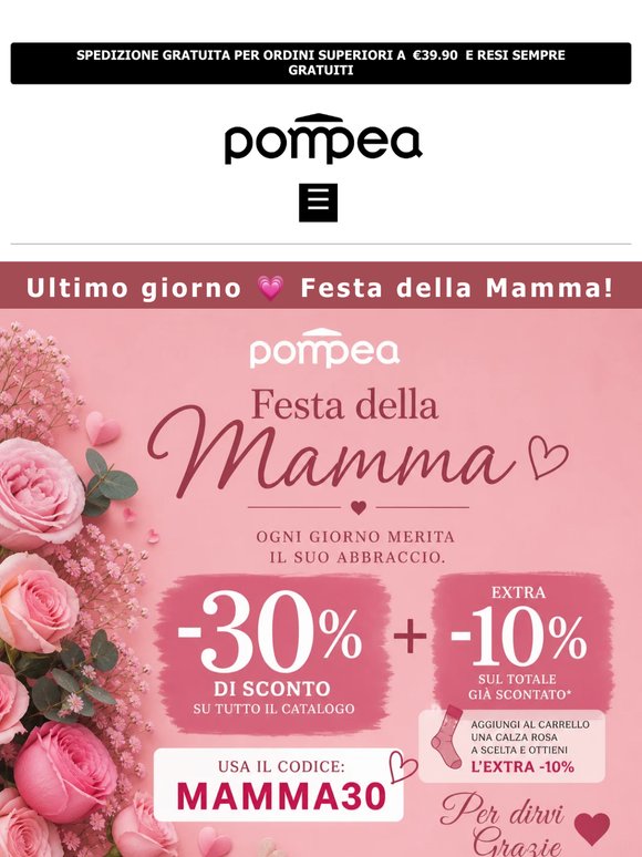 Ultimo giorno per la Festa della Mamma 🎁