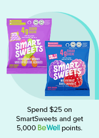 Spend $25 on SmartSweets get 5,000 points