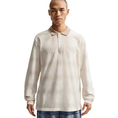 Image of Nike Dri-FIT Fairway Fresh Long Sleeve Golf Polo Shirt