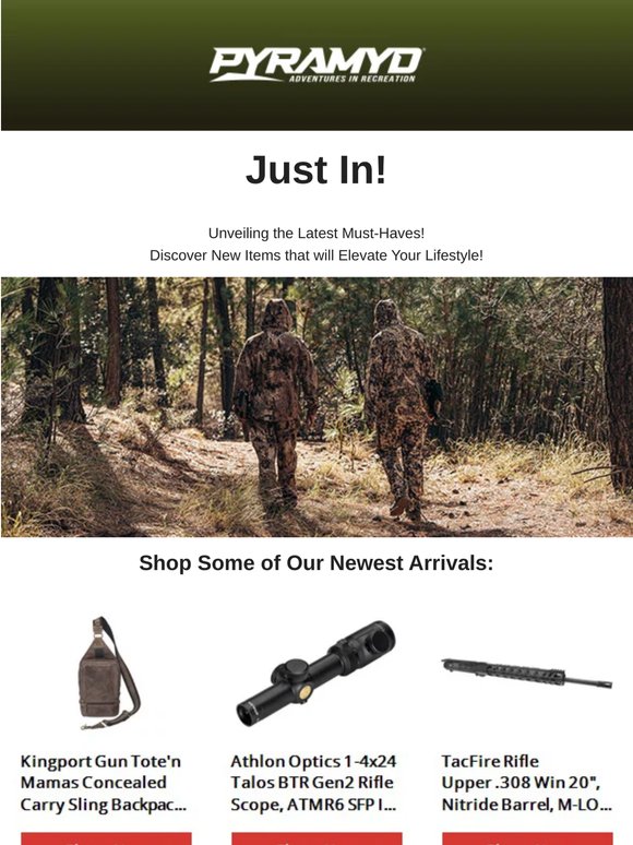 See what's NEW at Pyramyd!