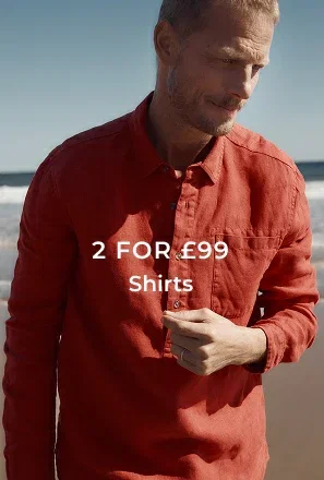 2 for £99 on selected shirts