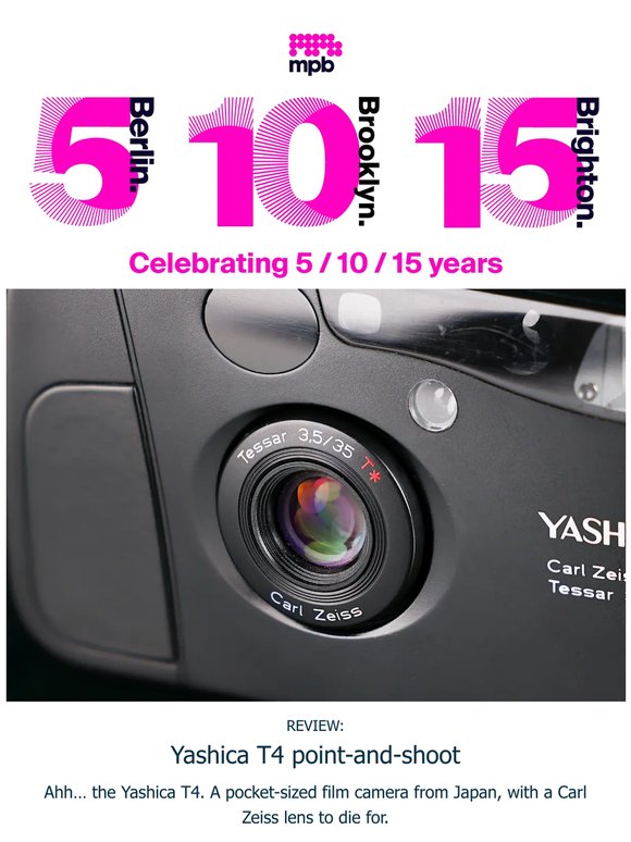 The dreamy Yashica T4 📸