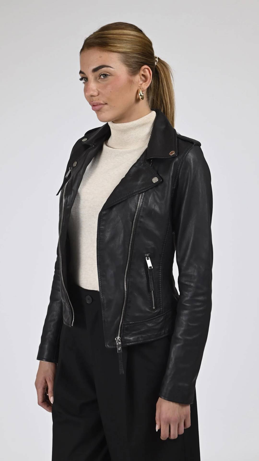 Perfecto Mélanie cuir noir