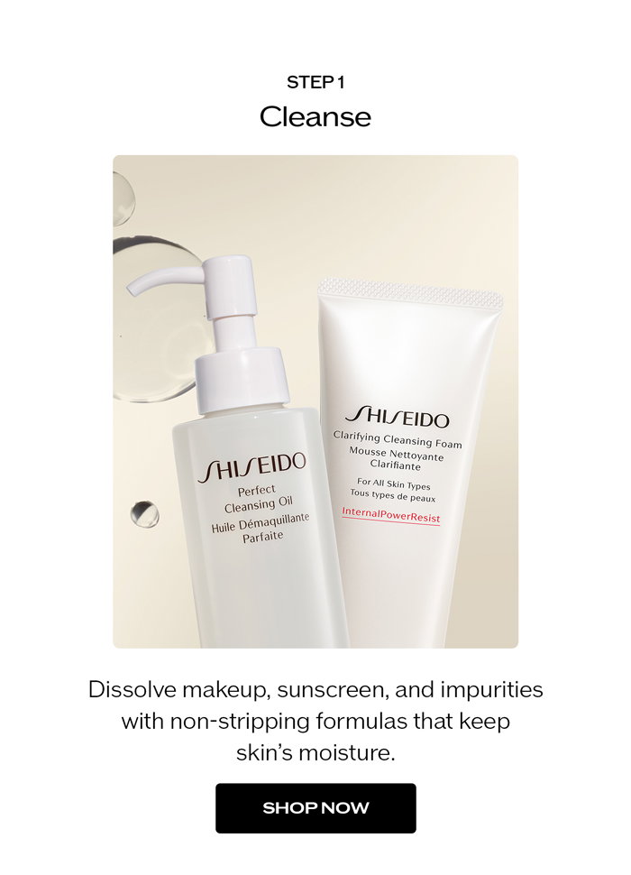 Step 1: Cleanse.