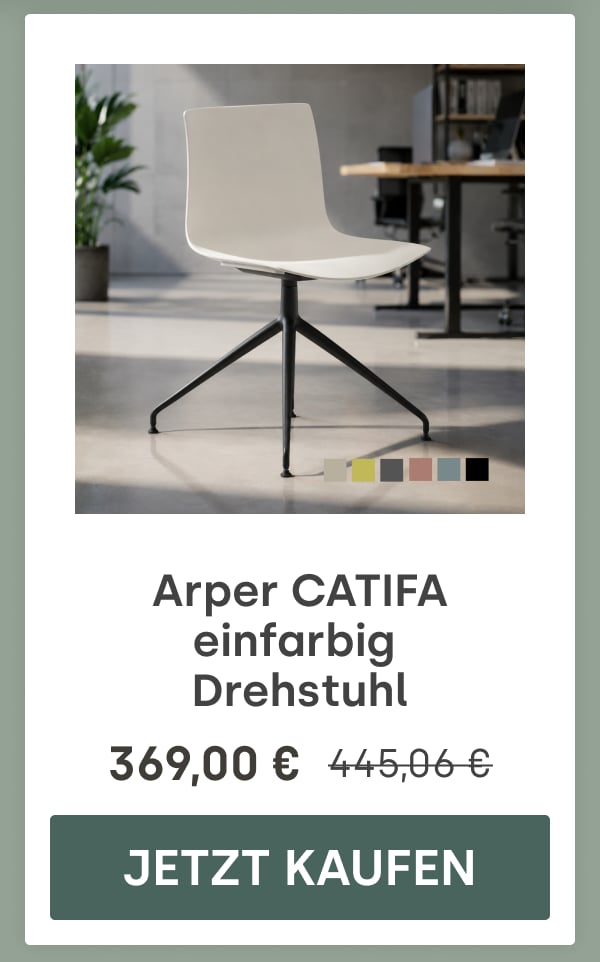 Arper CATIFA einfarbig Drehstuhl | 369,00 € | 445,06 € | Jetzt kaufen