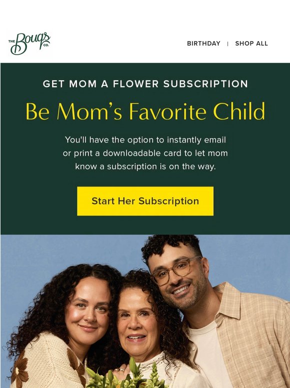 Mom Wants Fresh Flowers