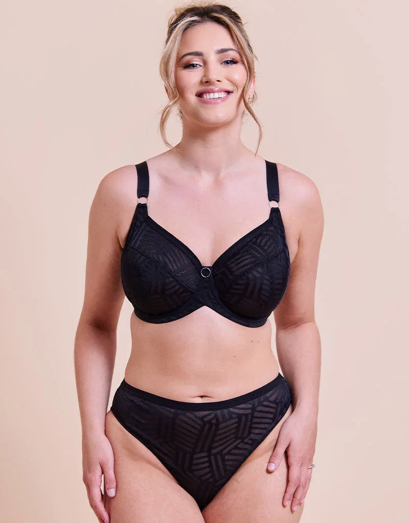 Curvy Kate WonderFull Vibe Full Cup Side Support Bra Black
