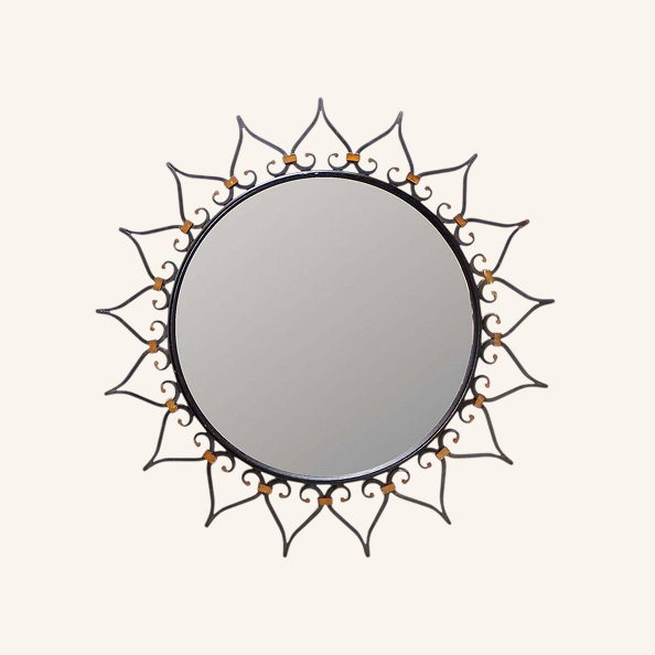 Iron Wall Mirror, 1960s