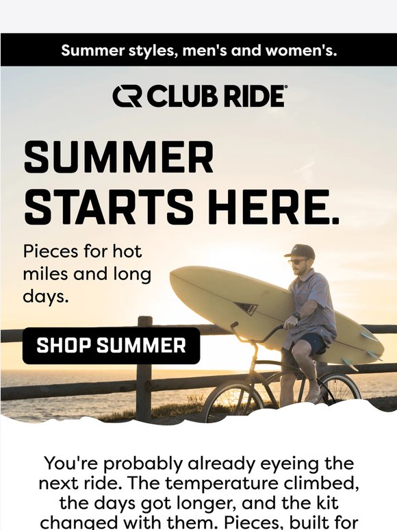 Summer's here. The kit is ready.