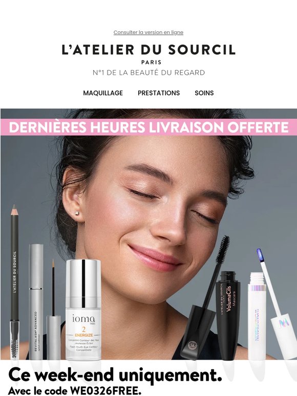 Dernières heures pour la livraison offerte 🚨