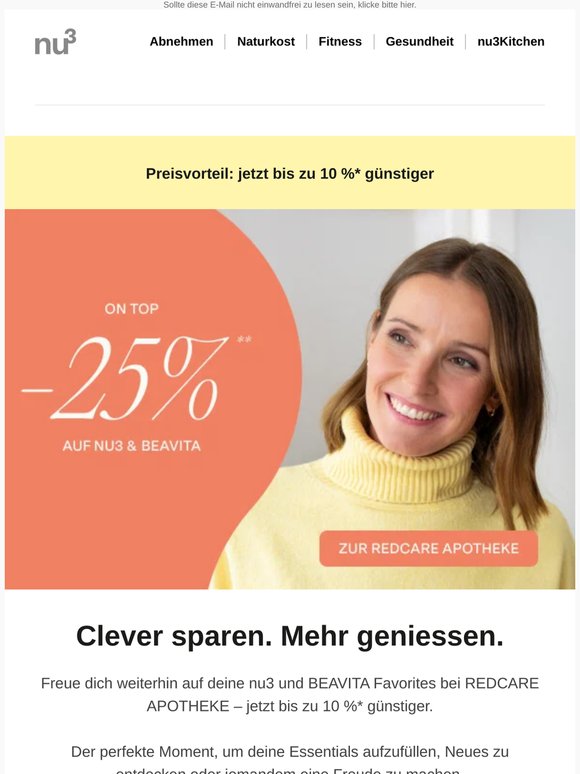 —, sichere dir 25 % + extra Preisvorteil