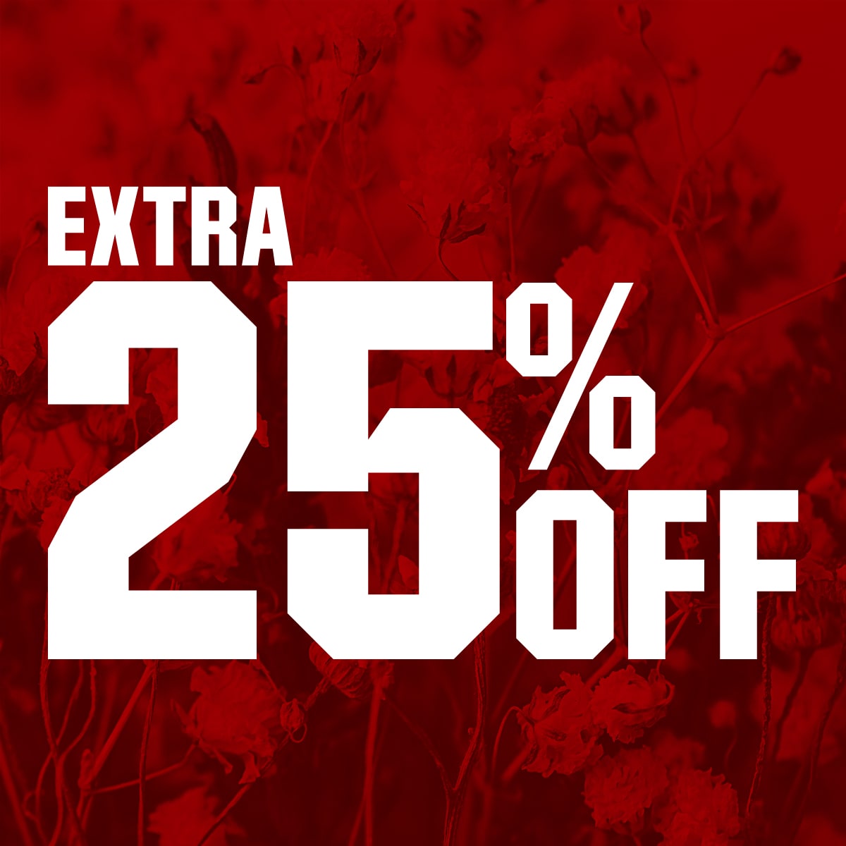 Extra 25% Off 