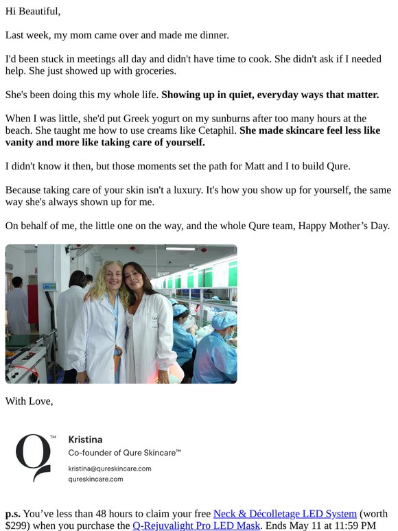 What my mom taught me about skincare