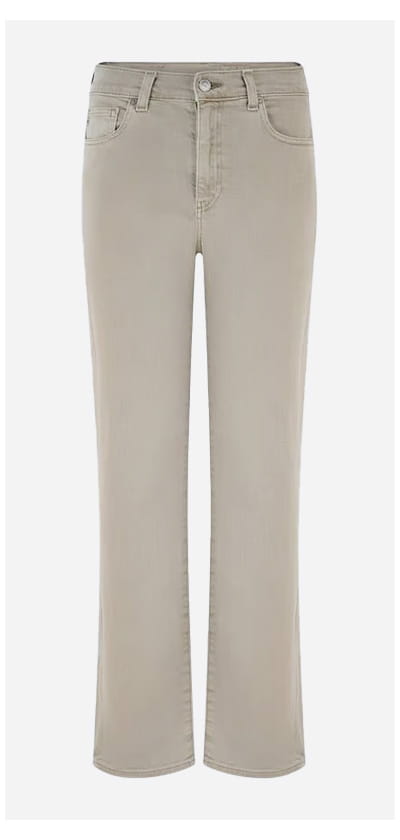 Brinley Straight Jean In Sulfur Light Taupe