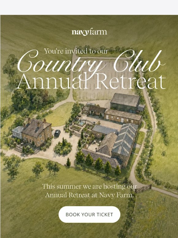 You're invited to our Country Club Annual Retreat
