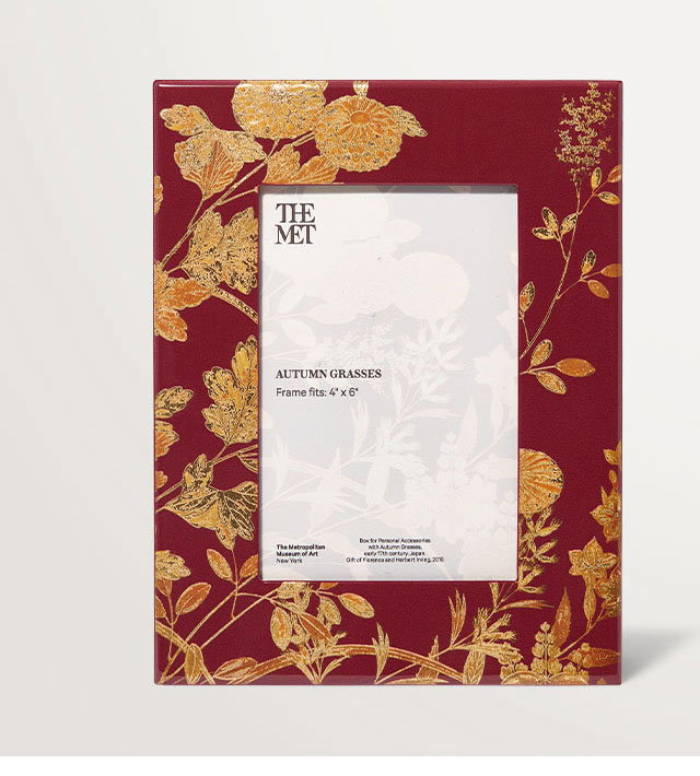 Autumn Grasses Rectangular Frame