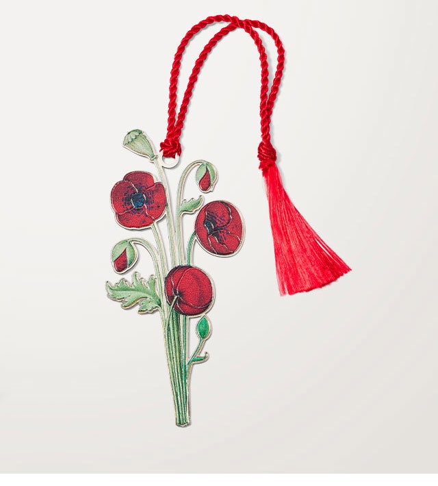 The Met Cloisters Garden Poppy Bookmark