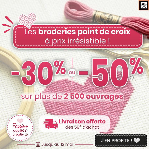 Broderies point de croix