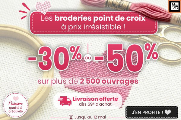 Broderies point de croix