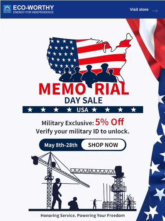 💐Memorial Day Sale Is LIVE — Unlock EXTRA 5% OFF