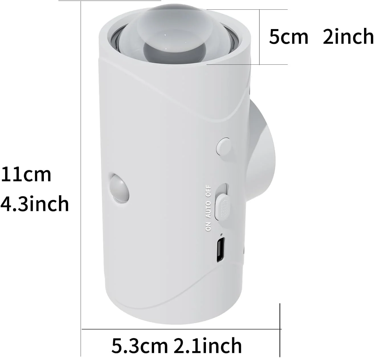 Sakerplus® Magnetic Rechargeable Color-Changing Sconce