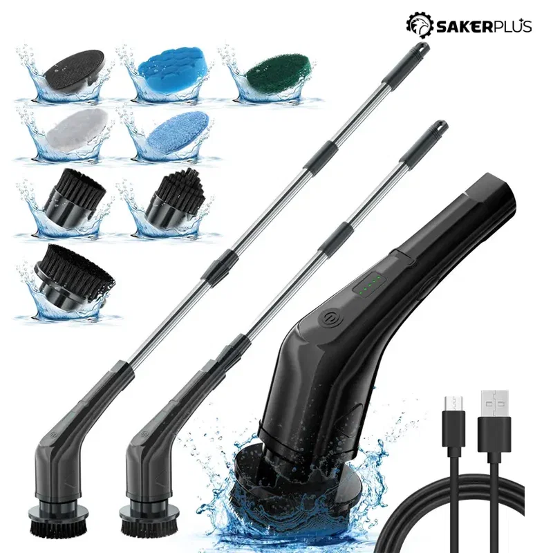 Sakerplus® Electric Spin Scrubber Cleaning Kit