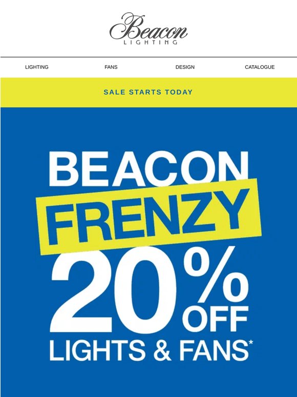 Beacon Frenzy Starts TODAY!