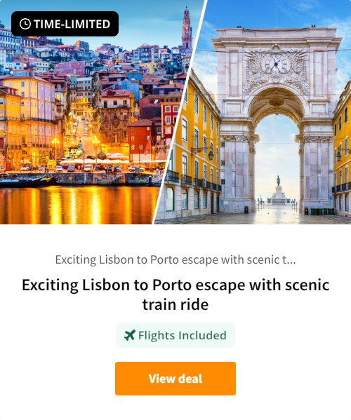 Exciting Lisbon to Porto escape with scenic train ride